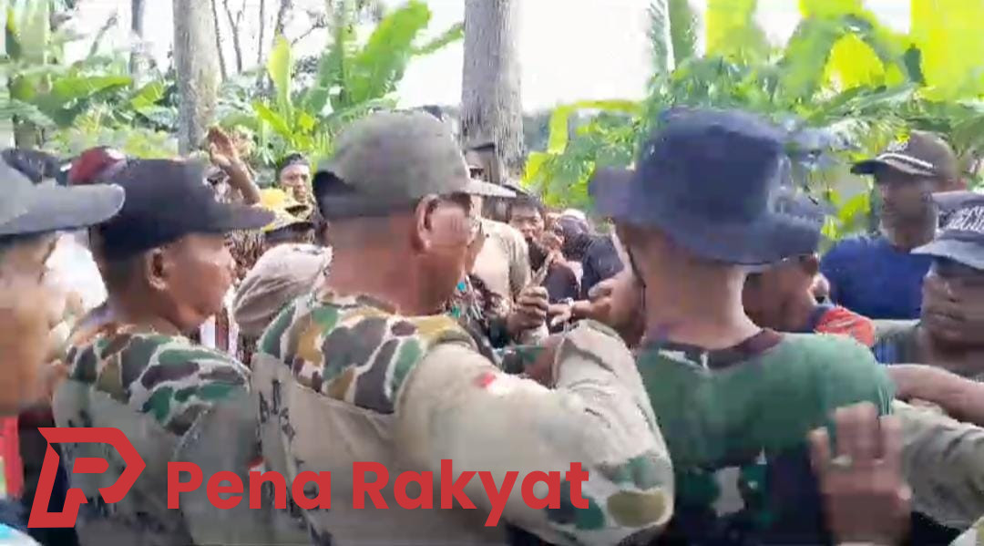 Konflik Agraria di PT Bumisari Kembali Memanas, Warga dan Keamanan Saling Dorong