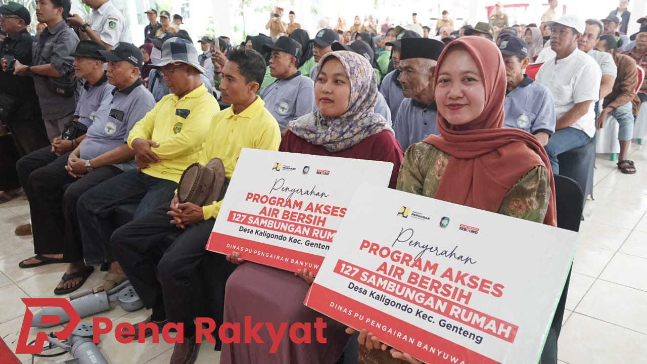 Dinas PU Banyuwangi Pasang 127 Pipa SR di Kaligondo, Tandon Jadi Kebutuhan Mendesak
