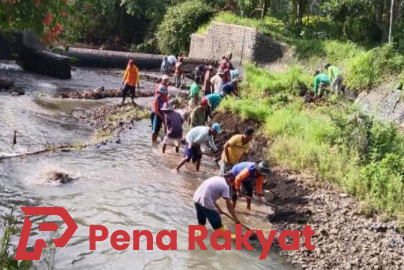 Dinas Pengairan Curahkan Dana Rp 50 Juta untuk Keindahan Infrastruktur Lingkungan Sungai  